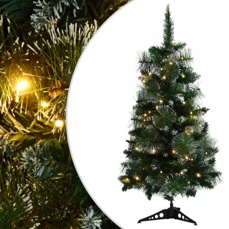 Künstlicher Weihnachtsbaum mit Stütze und grünen PVC-LEDs 90 cm von , Weihnachtsbäume - Ref: Foro24-332851, Preis: 32,22 €, R...