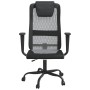 Silla de oficina tela de malla y cuero sintético gris y negro de , Sillas de oficina - Ref: Foro24-353022, Precio: 67,11 €, D...