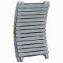 Sonnenliege mit Kissen massives Akazienholz grau von , Liegen - Ref: Foro24-3064055, Preis: 138,47 €, Rabatt: %