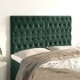 Headboards 4 units of dark green velvet 80x7x78/88 cm by , Headboards and footboards - Ref: Foro24-3116725, Price: 146,99 €, ...