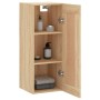 Armario de pared madera ingeniería roble Sonoma 34,5x34x90 cm de , Aparadores - Ref: Foro24-835021, Precio: 46,29 €, Descuent...