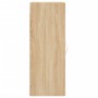 Armario de pared madera ingeniería roble Sonoma 34,5x34x90 cm de , Aparadores - Ref: Foro24-835021, Precio: 46,29 €, Descuent...