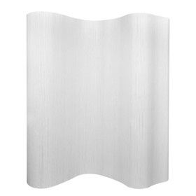 White bamboo room divider 250x165 cm by vidaXL, Room dividers - Ref: Foro24-241670, Price: 62,50 €, Discount: %