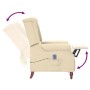 Cream Fabric Reclining Massage Chair by , Electric massage chairs - Ref: Foro24-342236, Price: 200,99 €, Discount: %