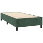 Cama box spring colchón y LED terciopelo verde oscuro 80x200 cm de , Camas y somieres - Ref: Foro24-3139712, Precio: 337,87 €...