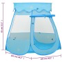 Children's play tent blue 102x102x82 cm by , Play tents and tunnels - Ref: Foro24-93672, Price: 18,48 €, Discount: %