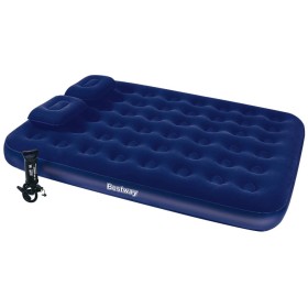 Bestway Inflatable mattress with pillow and pump 203x152x22 cm 67374 by Bestway, Air mattresses - Ref: Foro24-90750, Price: 6...