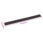 Anti bird spikes bird control 20 units 49x4.5x1.7 cm by vidaXL, Animal repellents - Ref: Foro24-41369, Price: 17,35 €, Discou...