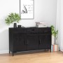 Sideboard aus massivem schwarzem Kiefernholz, 110 x 35 x 70 cm von , Sideboards - Ref: Foro24-349920, Preis: 247,99 €, Rabatt: %