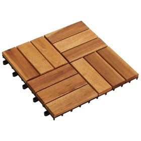 Baldosas de porche de acacia 10 piezas 30x30 cm de vidaXL, Suelos y moquetas - Ref: Foro24-41585, Precio: 47,54 €, Descuento: %