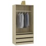 Sonoma oak plywood cabinet 100x50x200 cm by , Wardrobes - Ref: Foro24-800606, Price: 169,99 €, Discount: %