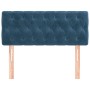 Dark blue velvet headboard 100x7x78/88 cm by , Headboards and footboards - Ref: Foro24-346338, Price: 56,99 €, Discount: %