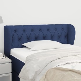 Blue fabric headboard 93x23x78/88 cm by , Headboards and footboards - Ref: Foro24-3117468, Price: 63,99 €, Discount: %