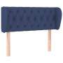 Blue fabric headboard 93x23x78/88 cm by , Headboards and footboards - Ref: Foro24-3117468, Price: 60,23 €, Discount: %