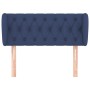 Blue fabric headboard 93x23x78/88 cm by , Headboards and footboards - Ref: Foro24-3117468, Price: 60,23 €, Discount: %