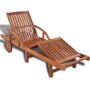 Solid acacia wood sun lounger by vidaXL, Loungers - Ref: Foro24-41446, Price: 212,95 €, Discount: %