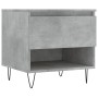 Mesa de centro madera de ingeniería gris hormigón 50x46x50 cm de , Mesas de centro - Ref: Foro24-830916, Precio: 34,35 €, Des...