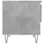 Mesa de centro madera de ingeniería gris hormigón 50x46x50 cm de , Mesas de centro - Ref: Foro24-830916, Precio: 34,35 €, Des...