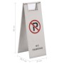 Stainless steel folding parking sign by , Parking signs and fords - Ref: Foro24-149574, Price: 40,92 €, Discount: %