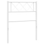 Cabecero de metal blanco 100 cm de , Cabeceros y pies de cama - Ref: Foro24-372355, Precio: 22,86 €, Descuento: %