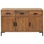 Solid brown pine wood sideboard 110x35x70 cm by , Sideboards - Ref: Foro24-349919, Price: 282,93 €, Discount: %