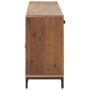 Solid brown pine wood sideboard 110x35x70 cm by , Sideboards - Ref: Foro24-349919, Price: 282,93 €, Discount: %