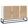 Aparador de madera contrachapada blanco 105x30x65 cm de , Aparadores - Ref: Foro24-352121, Precio: 122,73 €, Descuento: %