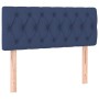 Blue fabric headboard 90x7x78/88 cm by , Headboards and footboards - Ref: Foro24-346318, Price: 53,99 €, Discount: %