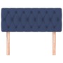 Blue fabric headboard 90x7x78/88 cm by , Headboards and footboards - Ref: Foro24-346318, Price: 53,99 €, Discount: %