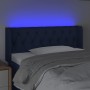 Blue fabric headboard with LED 93x16x78/88 cm by , Headboards and footboards - Ref: Foro24-3123560, Price: 61,96 €, Discount: %