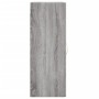 Sonoma gray engineered wood wall cabinet 34.5x34x90 cm by , Sideboards - Ref: Foro24-835024, Price: 47,08 €, Discount: %