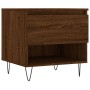 Mesa de centro madera de ingeniería roble marrón 50x46x50 cm de , Mesas de centro - Ref: Foro24-830922, Precio: 35,62 €, Desc...