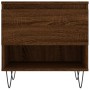 Mesa de centro madera de ingeniería roble marrón 50x46x50 cm de , Mesas de centro - Ref: Foro24-830922, Precio: 35,62 €, Desc...