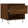 Mesa de centro madera de ingeniería roble marrón 50x46x50 cm de , Mesas de centro - Ref: Foro24-830922, Precio: 35,62 €, Desc...