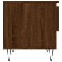 Mesa de centro madera de ingeniería roble marrón 50x46x50 cm de , Mesas de centro - Ref: Foro24-830922, Precio: 35,62 €, Desc...