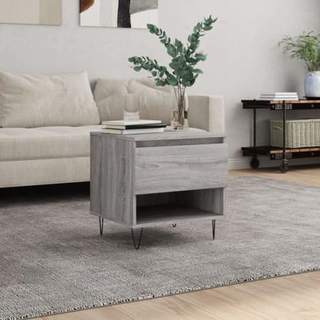 Sonoma gray engineered wood coffee table 50x46x50 cm by , Coffee table - Ref: Foro24-830920, Price: 35,31 €, Discount: %