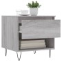 Mesa de centro madera de ingeniería gris Sonoma 50x46x50 cm de , Mesas de centro - Ref: Foro24-830920, Precio: 35,31 €, Descu...