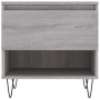 Mesa de centro madera de ingeniería gris Sonoma 50x46x50 cm de , Mesas de centro - Ref: Foro24-830920, Precio: 35,31 €, Descu...