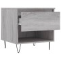 Mesa de centro madera de ingeniería gris Sonoma 50x46x50 cm de , Mesas de centro - Ref: Foro24-830920, Precio: 35,31 €, Descu...