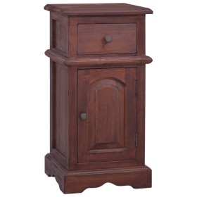 Mesita de noche madera maciza de caoba marrón clásico de vidaXL, Mesitas de noche - Ref: Foro24-288831, Precio: 90,00 €, Desc...