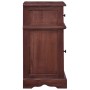 Mesita de noche madera maciza de caoba marrón clásico de vidaXL, Mesitas de noche - Ref: Foro24-288831, Precio: 94,11 €, Desc...