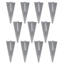 Metal fence with stakes and galvanized steel posts 25x1 m by vidaXL, fence panels - Ref: Foro24-141507, Price: 283,99 €, Disc...