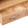 TV-Schrank mit Schubladen aus massivem Eichenholz, 88 x 42 x 46 cm von vidaXL, TV-Möbel - Ref: Foro24-241676, Preis: 267,22 €...