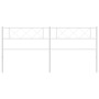 White metal headboard 180 cm by , Headboards and footboards - Ref: Foro24-372362, Price: 29,33 €, Discount: %