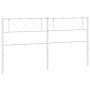 Cabecero de metal blanco 180 cm de , Cabeceros y pies de cama - Ref: Foro24-372362, Precio: 29,99 €, Descuento: %