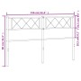 Kopfteil aus weißem Metall, 150 cm von , Kopf- und Fußteile - Ref: Foro24-372360, Preis: 29,99 €, Rabatt: %