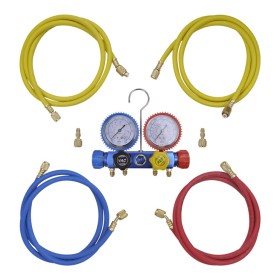 Four-way pressure gauge tool set by vidaXL, Calipers and micrometers - Ref: Foro24-141657, Price: 66,99 €, Discount: %