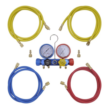 Four-way pressure gauge tool set by vidaXL, Calipers and micrometers - Ref: Foro24-141657, Price: 67,32 €, Discount: %