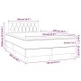 Boxspringbett mit dunkelgrüner Samtmatratze 120x200 cm von , Betten und Lattenroste - Ref: Foro24-3141476, Preis: 396,34 €, R...