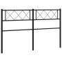 Cabecero de metal negro 135 cm de , Cabeceros y pies de cama - Ref: Foro24-372309, Precio: 32,99 €, Descuento: %